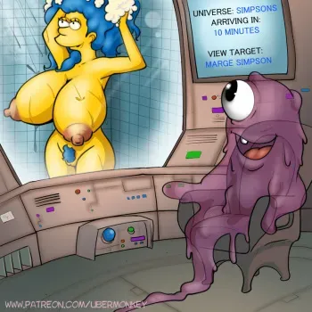 [UberMonkey] Universe Hopping Alien (The Simpsons, Family Guy) [Ongoing] manga cover
