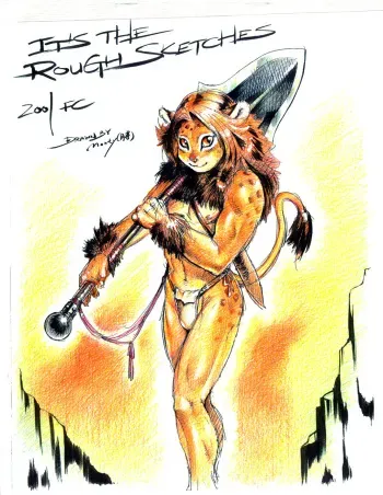 [Monty (Po-Ju)] It's The Rough Sketches manga cover