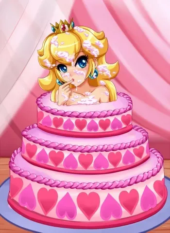 Dear Mario, Please Come To The Castle, I've Baked A Cake For You. Yours Truly, Princess Toadstool Peach manga cover