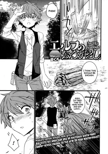 Elf no Ongaeshi | An Elf's Gratitude manga cover