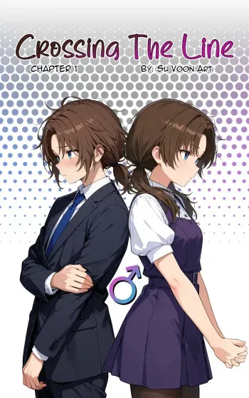 Crossing The Line Ch. 1 manga cover