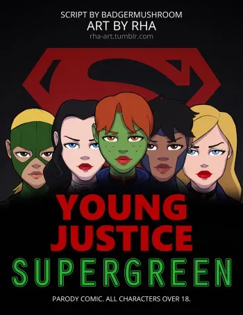 [Rha] Young Justice: Supergreen (Young Justice) manga cover