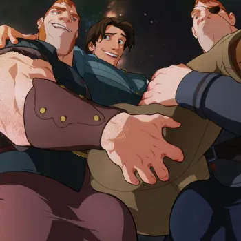 [dizdoodz] 2023 March: Flynn Rider & The Stabbington Bros manga cover