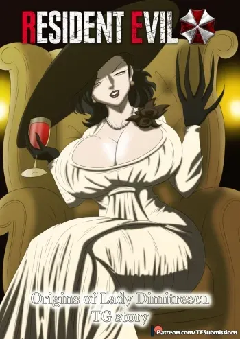 Origins of Lady Dimitrescu manga cover