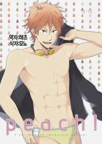 [Panda 4gou (Shima Kyousuke)] peach! (Free!) [Korean] [Digital] manga cover