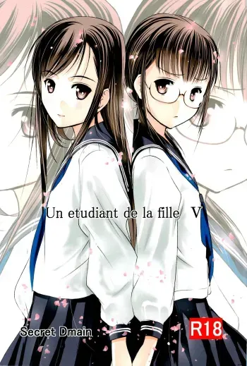 Un etudiant de la fille V manga cover
