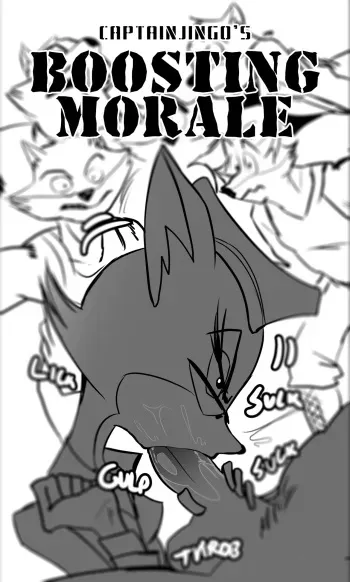 [captainjingo] Boosting Morale - Lt. Fox Vixen (Squirrel and Hedgehog) North Korea manga cover
