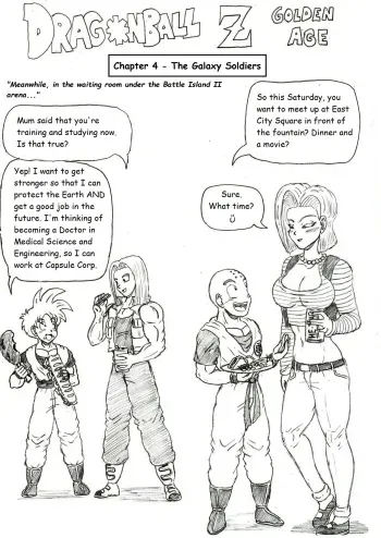 Dragonball Z Golden Age - Chapter 4 - The Galaxy Soldiers manga cover