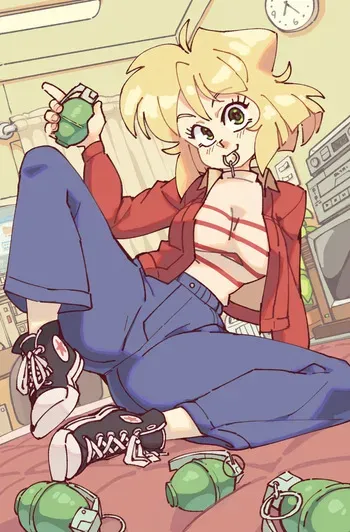 [rtil] Minnie May Hopkins (Gunsmith Cats) manga cover