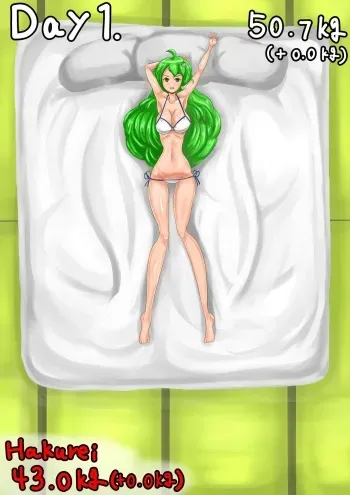 Self-feeding with Sanae. From default to lump manga cover