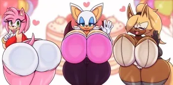 [Matospectoru] Amy, Rouge & Whisper's BIG Surprise (Sonic the Hedgehog) manga cover