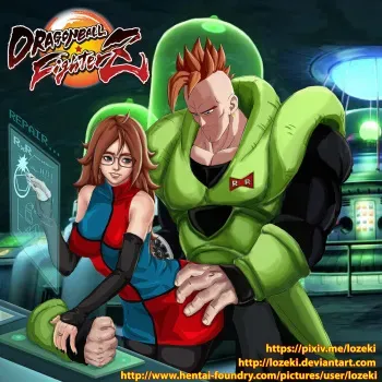[Lozeki]Dragon Ball Figher Z - Android 21 and Android 16 manga cover