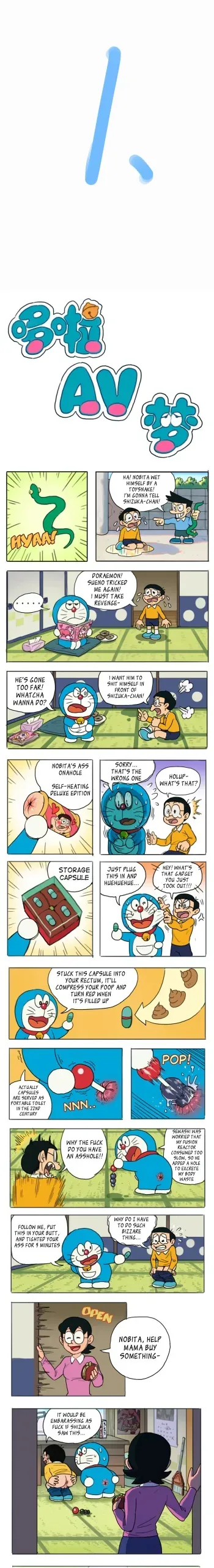 [mmmmm_hynh]DoraAVmon [English] (. .... .- fansub) manga cover
