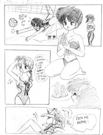 Ranma 1/2 Ranma M "Sex-ED from Nabiki" manga cover