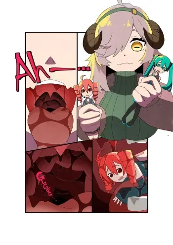 Lazy sheep vore manga cover