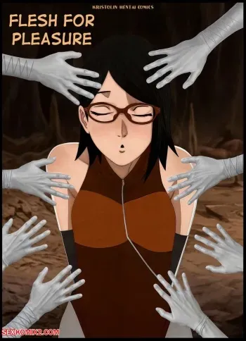 Naruto. Flesh for Pleasure. KristoLin for sexkomix2.com manga cover