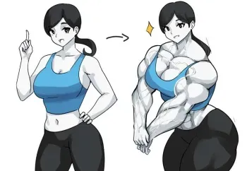 [Musctonk] Wii Fit Girl Comic manga cover