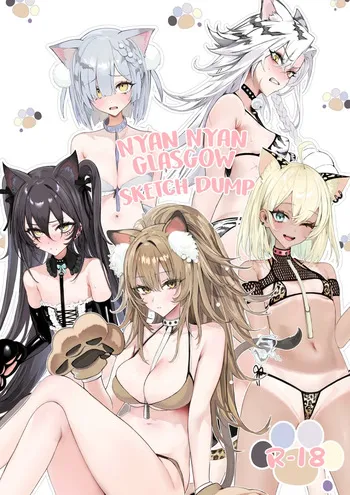 [Neko no Youchuu] Nyan Nyan Glasgow Ecchi na Rakugaki | Nyan-Nyan Glasgow Naughty Doodles (Arknights) [English] [AKOTLs] manga cover
