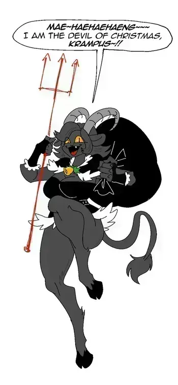 [77man] Christmas Devil, Krampus's thick pussy flesh and soft, extra-large mamma sac manga cover