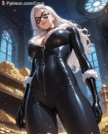 Black Cat hentai | Marvel fan art [AI Generated] manga cover