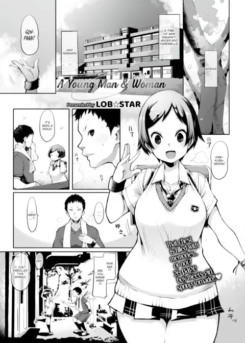 A Young Man & Woman manga cover