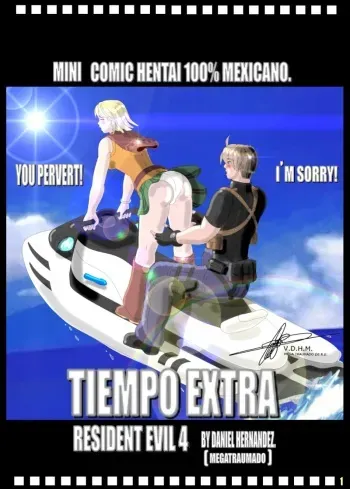 [Megatraumundo (Daniel Hernandez)] Tiempo Extra (Resident Evil 4) [Spanish] manga cover