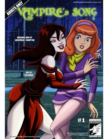 [Locofuria] Vampire's Song (Scooby-doo) manga cover
