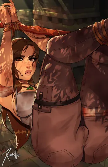 Lara Croft - The winner of QD Event manga cover