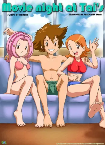 [Palcomix (dakina)] Movie night at Tai's (Digimon) manga cover