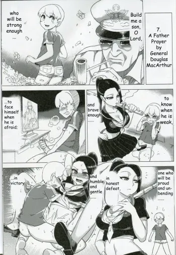(FF21) [Turtle.Fish.Paint (Abi Kamesennin)] A Father's Prayer by General Douglas MacArthur (Dounen Hakai #04 ～Kokugo no Kyouka‧sho～ Vol.2 )[English] manga cover