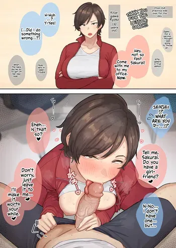[Natsuzo] The story of a sexually active female teacher (32) who can no longer control her desire to have sex with her favorite student in her club [English] manga cover