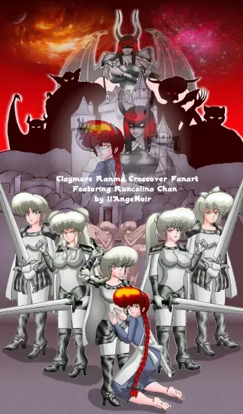 Doujin Claymore Ranma Featuring Rancolina Chan femdom torture humiliation demoness bdsm gore troll lamasticot monster pee donjon tentacles (work in progress) manga cover