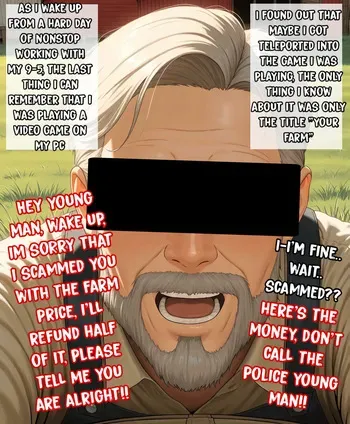 I got pulled into a farm game manga cover