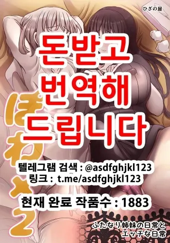 [Hizanoya] Powa x2 Futanari Shimai no Nichijou to Ecchi na Nichihou | 보송보송 후타나리 자매의 일상과 음란한 일상 [Korean] [Digital] manga cover