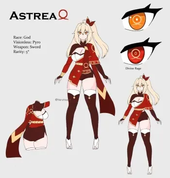 [various] Astrea (Genshin Impact OC by NarutsuArt) manga cover