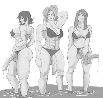 [Creejo] Futa Beach Club manga cover