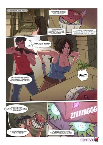 [TSFSingularity (Oznovx)] Lara Croft and the Temple of Desires! chapter1-2 (Tomb Raider) manga cover
