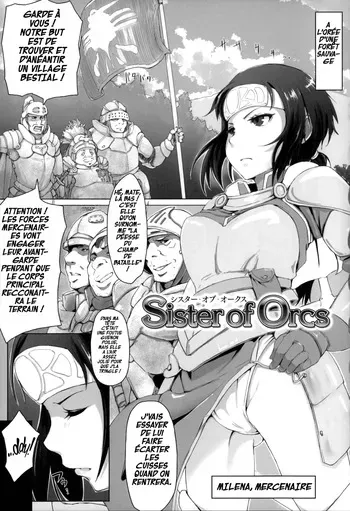 [Arakure] Sœur des Orcs (Kegareta Seishi de Shikyuu ga Panpan!) [French] manga cover