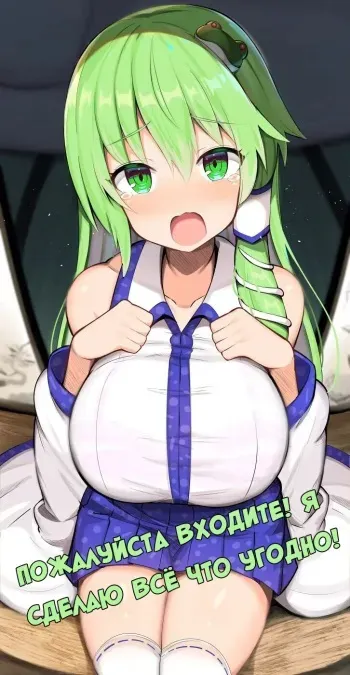 [Jakko] Nyuushin Shite Kudasai! Nandemo Shimasu kara! | Пожалуйста Входите! Я Сделаю Всё Что Угодно! (Touhou Project) [Russian] [Mechen] manga cover