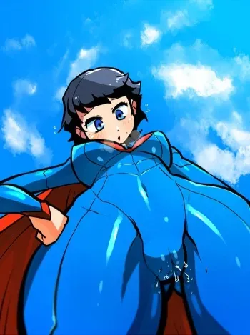 [Hiryouman] Superwoman-Chan (Justice League) manga cover