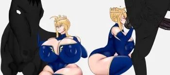[nakaze] Artoria x Horse (Fate/Grand Order) manga cover