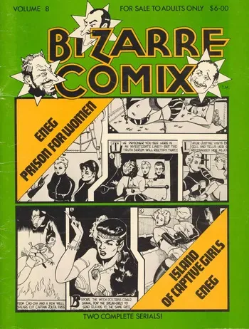 Eneg [= Gene Bilbrew] - Prison for Women [Bizarre Comix 8.1, EN] manga cover