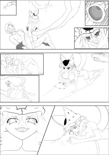 Cellgirl Tail vore manga cover