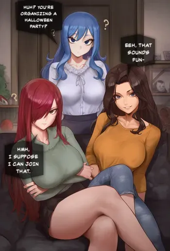 [Potions] Halloween Party With Fairy Tail Girls [AI Generated] manga cover