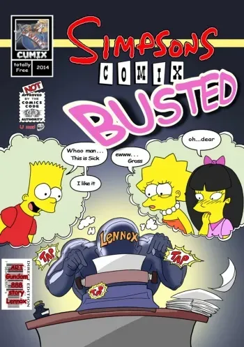 Busted (The Simpsons) [Gundam888] - englih manga cover