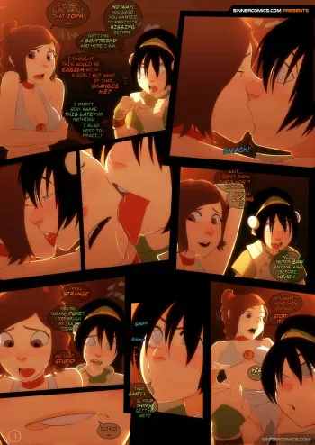 [Sillygirl] Toph vs. Ty Lee (Avatar The Last Airbender) manga cover