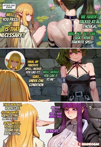 [MaddogAI] Ubel's new spell (AI Generated) manga cover