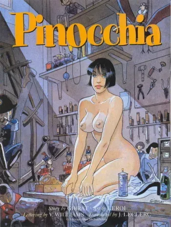 [Jean-Pierre Gibrat, Francis Leroi] Pinocchia [Spanish] manga cover