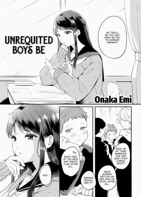 Unrequited Boys Be manga cover