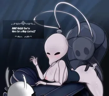 [S-Cocks] It's the Bafanada Lady (Hollow Knight) manga cover